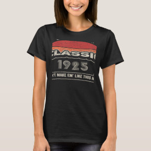 Camiseta Nascer Vintage Em 1925, 97º Aniversário, 97 Anos D