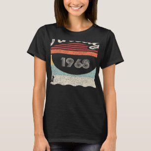Camiseta Nascer Vintage Em 1968 54º Aniversário De 54 Anos