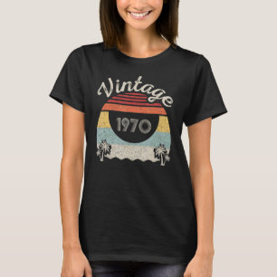 Camiseta Nascer Vintage Em 1970, 52º Aniversário, 52 Anos D