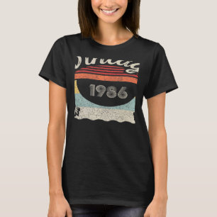 Camiseta Nascer Vintage Em 1986, 36 Anos, 36 Anos
