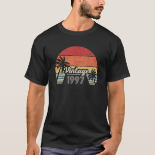 Camiseta Nascer Vintage Em 1997 25 Aniversário De 25 Anos