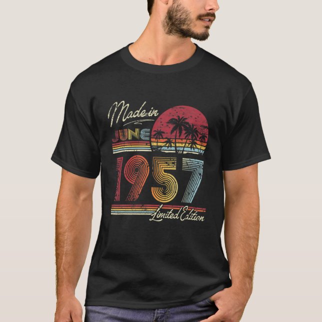 Camiseta Nasceres De Junho De 1957 65ª Data De Produção Fei (Frente)