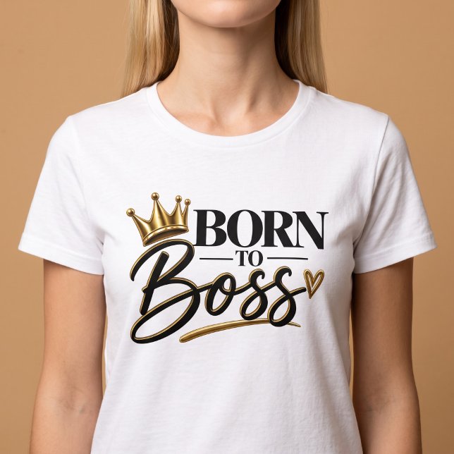 Camiseta Nascida Para Mandar (Criador carregado)