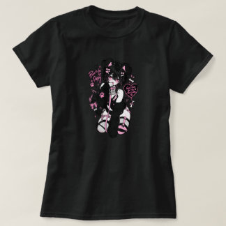 Camiseta Nascida Para Ser Uma Cachorrinha Anime - Pastel Go