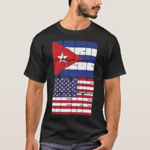 Camiseta Nascido Cuba Pertence Americano