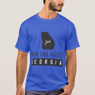 Camiseta Nascido e Criado Geórgia