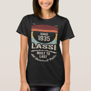Camiseta Nascido em 1935 Vintage 87º Aniversário 87 Anos