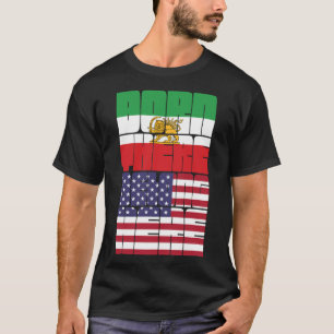 Camiseta Nascido Lá, Pertence Aqui Projeto de Design Irania