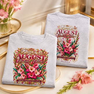 Camiseta Nascido na Edição de Flores de Nascimento de Agost