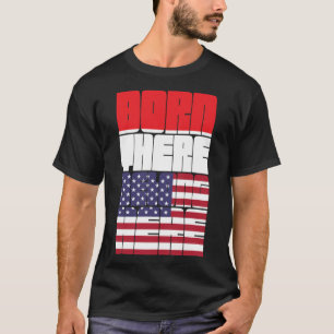 Camiseta Nascido na Indonésia, Pertence Americano