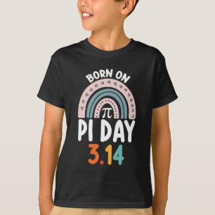Camiseta Nascido No Dia Do Pi Aniversário Matemática Divert