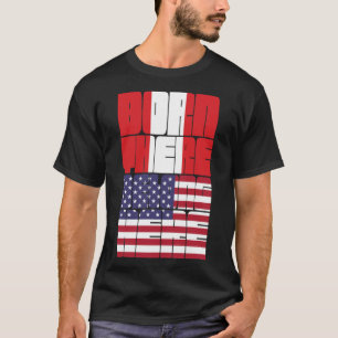 Camiseta Nascido no Peru Pertence Americano