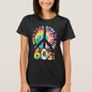 Camiseta Nascido Nos Anos 60 Vintage Retro Hippie Nostalgia