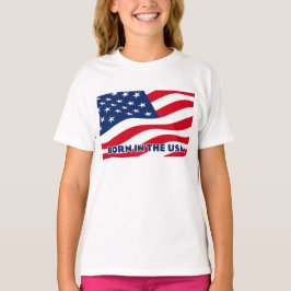 Camiseta Nascido nos EUA