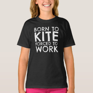 Camiseta Nascido Para Asar Forçado a Trabalhar