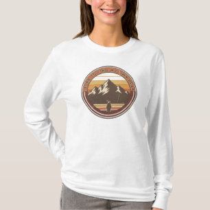 Camiseta Nascido para encontrar meu próprio pico - O pingui