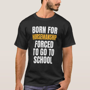 Camiseta Nascido Para Equitação