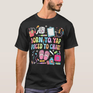 Camiseta Nascido Para Fazer Coisas Forçado A Traçar Enferme