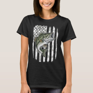 Camiseta Nascido Para Ir Pescar Forçado a Ir Para a Escola