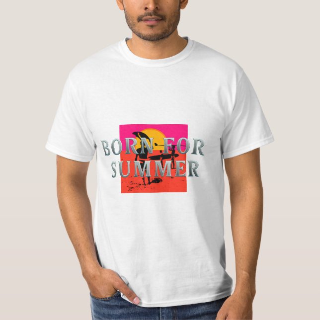 Camiseta Nascido para o Verão (Frente)