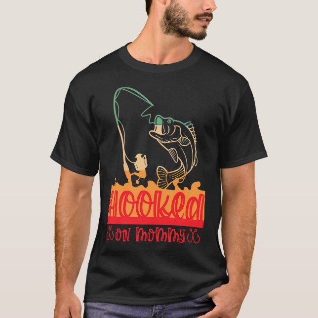 Camiseta Nascido para Pescar (Frente)