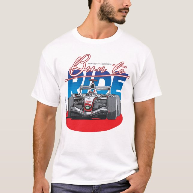 Camiseta Nascido para pilotar (Frente)
