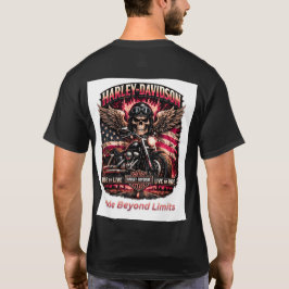 Camiseta Nascido para Pilotar Construído para Liderar Moto