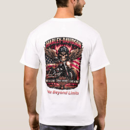Camiseta Nascido para Pilotar Construído para Liderar Moto