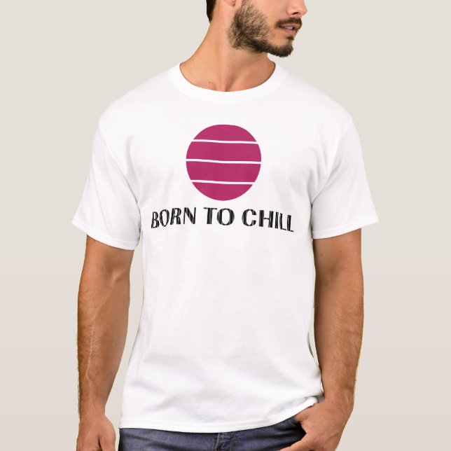 Camiseta Nascido Para Relaxar (Frente)