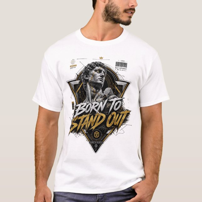 Camiseta nascido para se destacar (Frente)