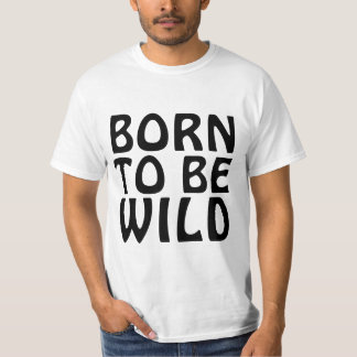 Camiseta NASCIDO PARA SER SELVAGEM Engraçado