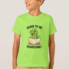 Camiseta Nascido para Ser um Dino Barulhento