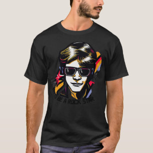Camiseta Nascido para ser uma estrela do Rock