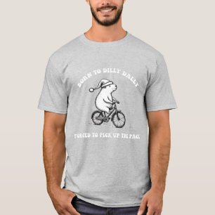 Camiseta Nascido para Vaguear Forçado a Aumentar o Ritmo