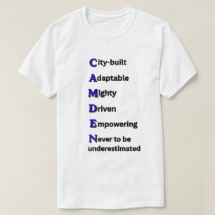 Camiseta NASCIDO PARA VENCER, Motivacional Azul CAMDEN Unis