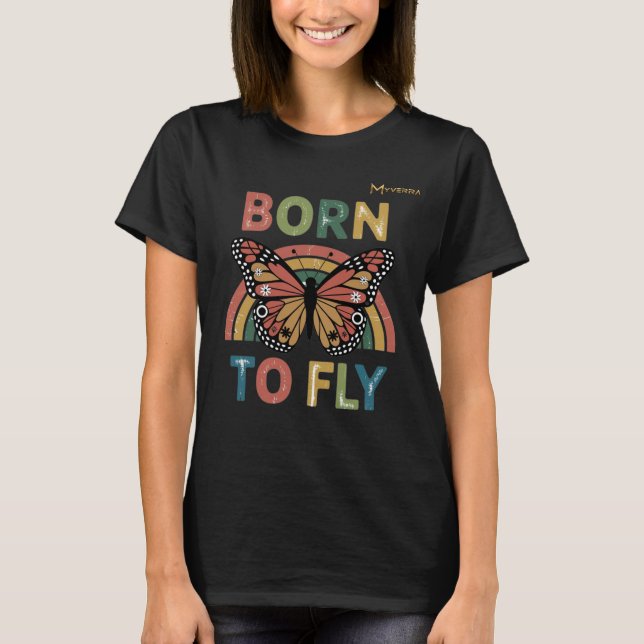 Camiseta Nascido para Voar (Frente)