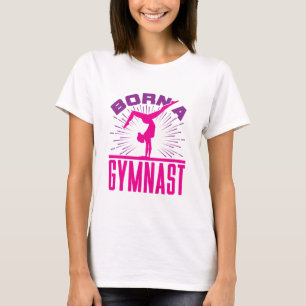 Camiseta Nascido um Amante da Ginástica