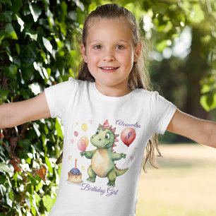 Camiseta Nascimento da Dinossaur Girl