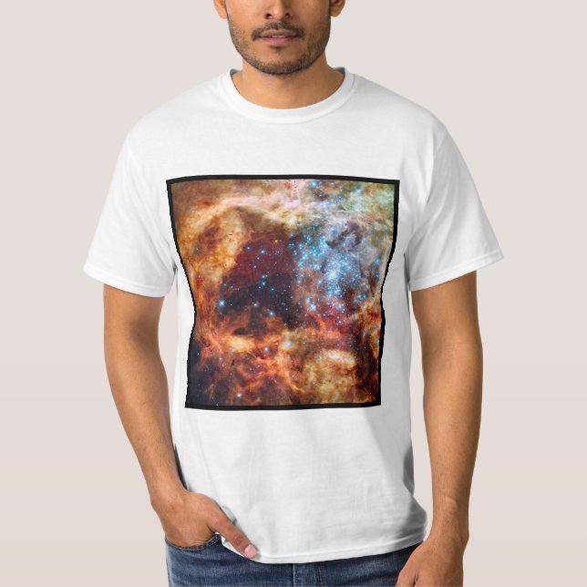 Camiseta Nascimento da Nebulosa do Cluster de Criação de Es (Frente)