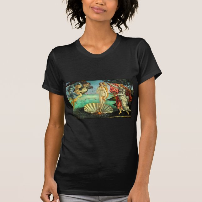 Camiseta Nascimento de Botticelli de Venus (Frente)
