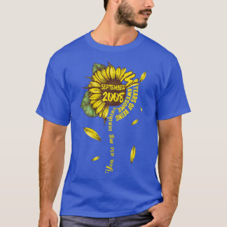 Camiseta Nascimento de Girls em Setembro de 2008, 14 Sunflo