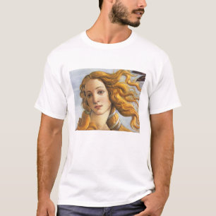 Camiseta Nascimento do detalhe de Venus, Botticelli