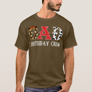 Camiseta Nascimento do Tema do Rodeio Ocidental do Pai do C