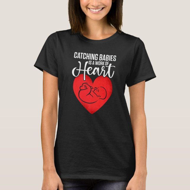 Camiseta Nascimento Doula Orgulhoso Nascimento Trabalhador  (Frente)