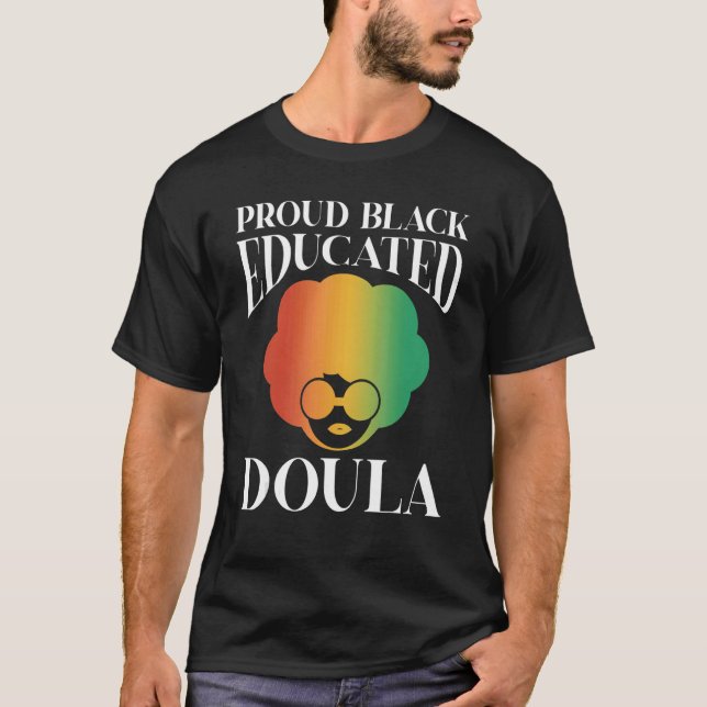 Camiseta Nascimento Doula Orgulhoso Nascimento Trabalhador  (Frente)