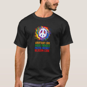 Camiseta Nascimento Terra Criou Humanos Contra Racistas E