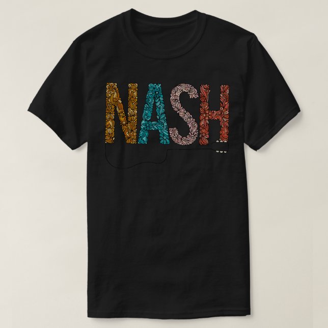 Camiseta Nash Guitar (Frente do Design)