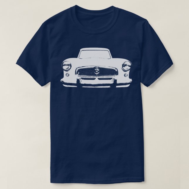 Camiseta Nash Metropolitan 1950s clássico de monoblock bran (Frente do Design)
