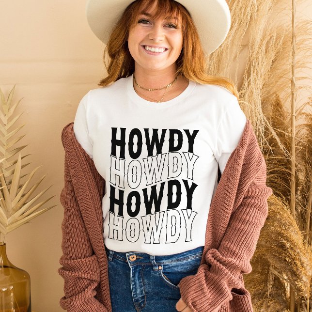 Camiseta Nashville Bachelorette Howdy Custom Bridesmaid (Criador carregado)