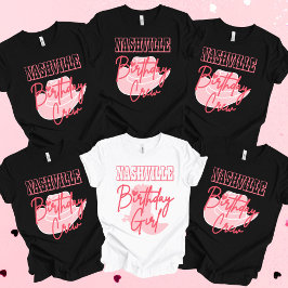 Camiseta Nashville Birthday Crew T-Shirt